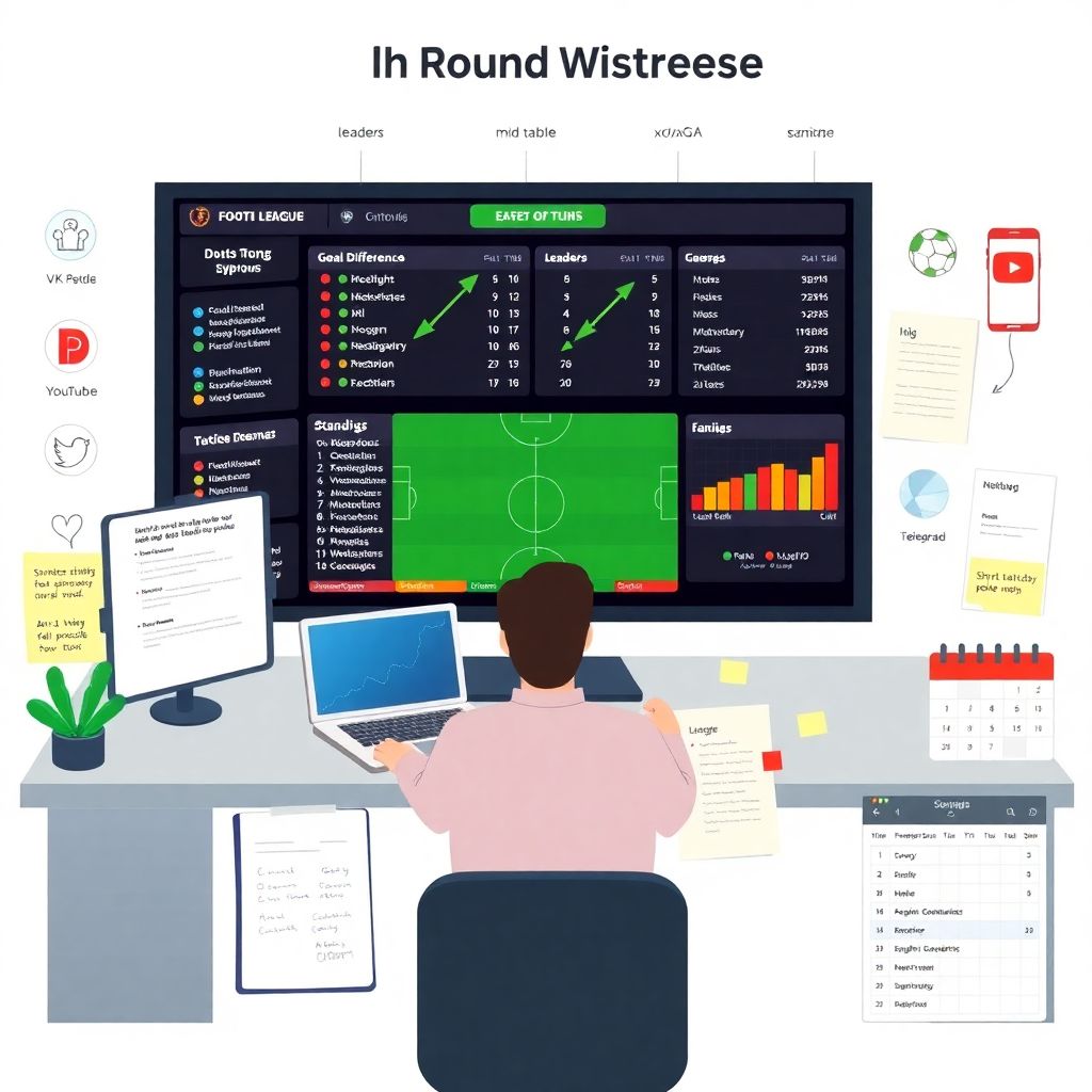 Обзоры позиций в турнирной таблице после каждого раунда турнира