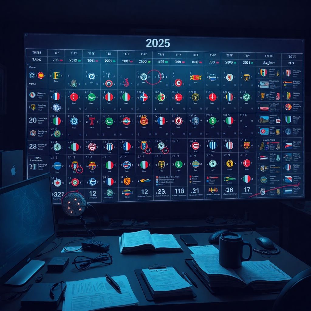 Календарь матчей лиг и еврокубков на ближайшие две недели