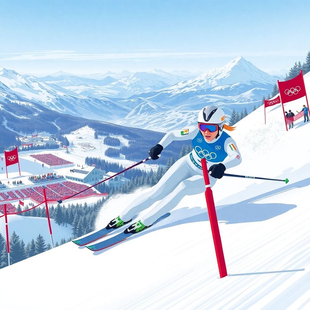 Юлия Плешкова заняла 19‑е место в супергиганте на Олимпиаде‑2026 в Италии