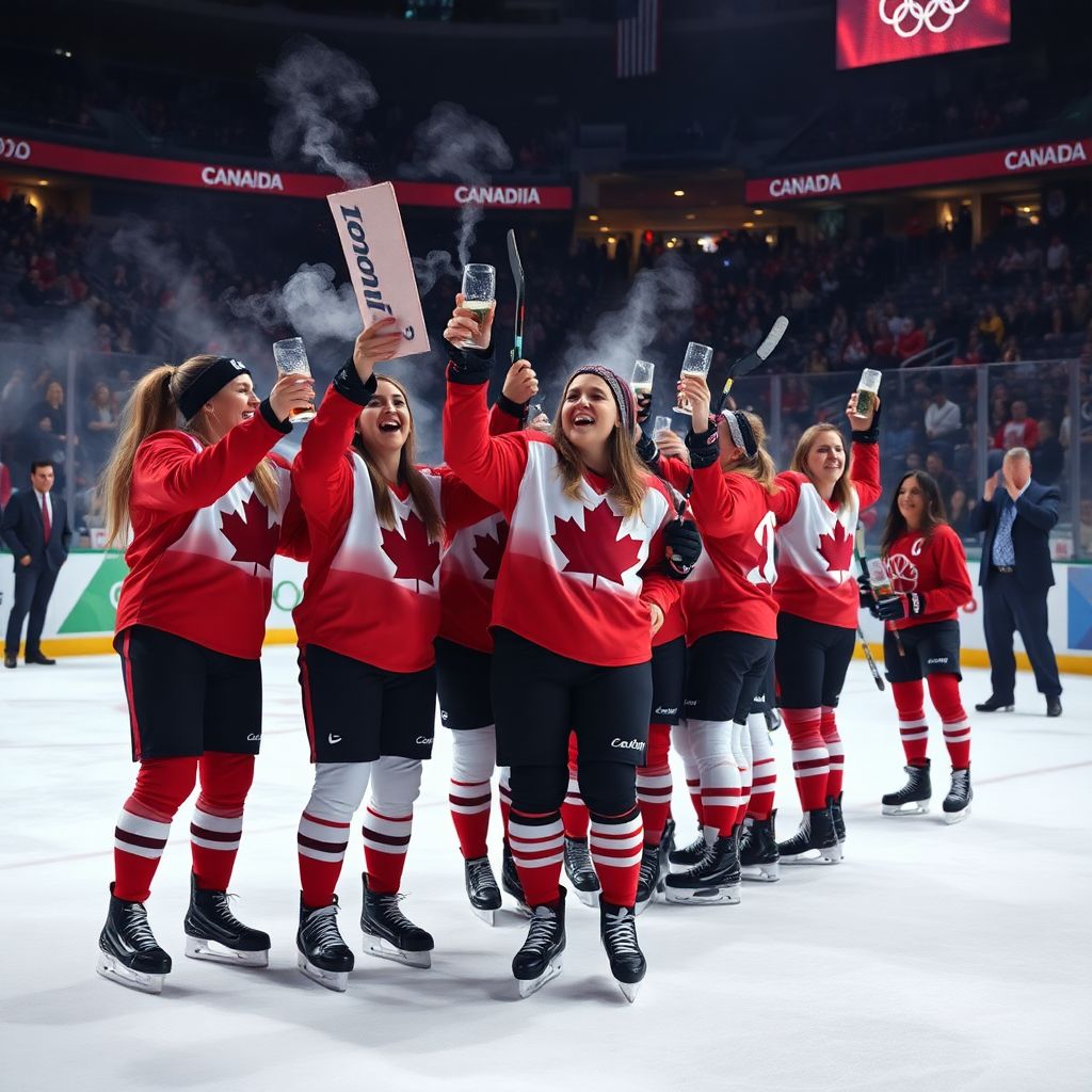 Канада устроила скандал на Олимпиаде: пьянка с подростками на льду