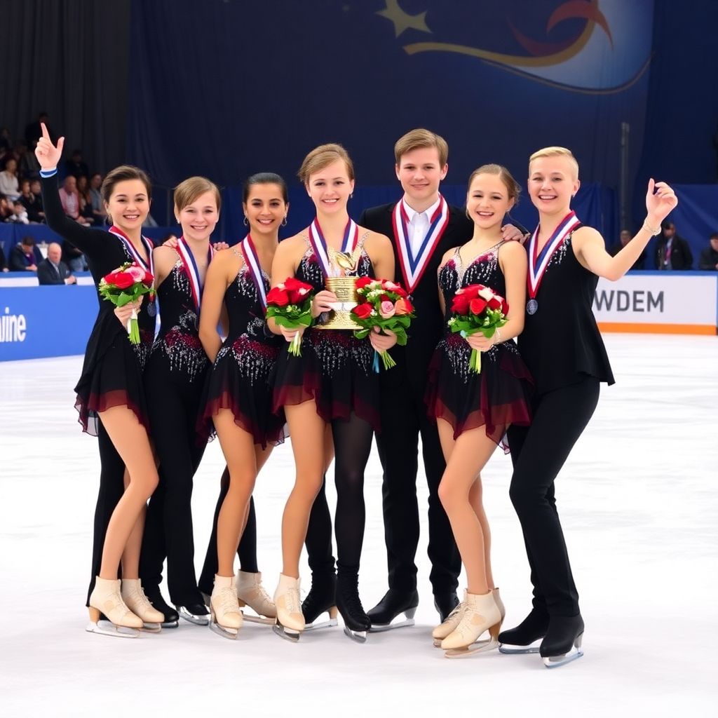 Российские фигуристы выиграли все виды на юниорском Гран-при в Сиане